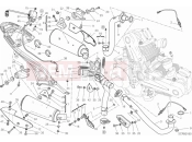 DUCATI 2014 Monster 795 EXHAUST SYSTEM » EXHAUST SYSTEM