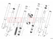 DUCATI 2014 Monster 796 ABS FRONT FORK » FRONT SUSPENSION