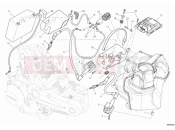 DUCATI 2014 Monster 796 ABS BATTERY » WIRING HARNESS