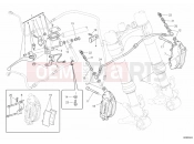 DUCATI 2014 Monster 796 ABS FRONT BRAKE SYSTEM » BRAKING SYSTEM