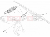 DUCATI 2014 Monster 796 ABS - DMT REAR SHOCK ABSORBER » SWING ARM