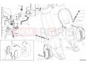 DUCATI 2014 HYPERMOTARD SP FRONT BRAKE SYSTEM » BRAKING SYSTEM