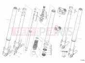 DUCATI 2013 Monster 1100 EVO ABS 024 - FRONT FORK (2) » FRONT SUSPENSION