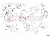 DUCATI 2013 Monster 1100 EVO ABS FRONT BRAKE SYSTEM » BRAKING SYSTEM