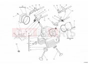 DUCATI 2013 Monster 1100 EVO ABS VERTICAL CYLINDER HEAD » VALVE DRIVE