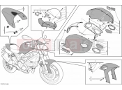 DUCATI 2013 Monster 1100 EVO ANNIVERSARY ART KIT » ACCESSORIES