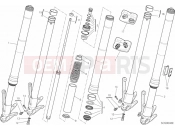 DUCATI 2013 Multistrada 1200 ABS 21A - FRONT FORK (1) » FRONT SUSPENSION