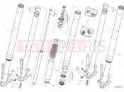 DUCATI 2013 Multistrada 1200 ABS 21A - FRONT FORK (2) » FRONT SUSPENSION