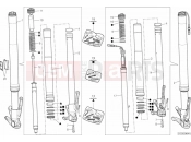 DUCATI 2013 Multistrada 1200 S Pikes Peak 21A - FRONT FORK » FRONT SUSPENSION