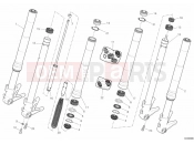 DUCATI 2013 Monster 659 ABS FRONT FORK » FRONT SUSPENSION