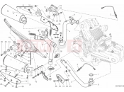 DUCATI 2013 Monster 659 EXHAUST SYSTEM » EXHAUST SYSTEM