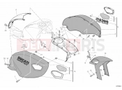 DUCATI 2013 Monster 696 ABS FAIRING » PLASTICS