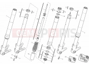 DUCATI 2013 Monster 696 ABS ANNIVERSARY FRONT FORK » FRONT SUSPENSION