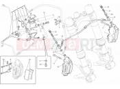 DUCATI 2013 Monster 696 ABS ANNIVERSARY FRONT BRAKE SYSTEM » BRAKING SYSTEM