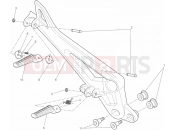 DUCATI 2013 Monster 696 ABS ANNIVERSARY FOOTRESTS, RIGHT » UNCLASSIFIED
