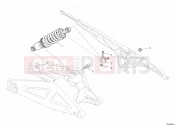 DUCATI 2013 Monster 795 REAR SHOCK ABSORBER » SWING ARM