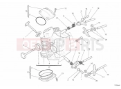 DUCATI 2013 Monster 795 HORIZONTAL CYLINDER HEAD » VALVE DRIVE