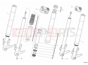 DUCATI 2013 Hypermotard 796 FRONT FORK » FRONT SUSPENSION