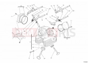 DUCATI 2013 Monster 796 ABS VERTICAL CYLINDER HEAD » VALVE DRIVE