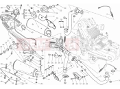 DUCATI 2013 Monster 796 ABS ANNIVERSARY EXHAUST SYSTEM » EXHAUST SYSTEM