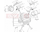 DUCATI 2013 Monster 796 ANNIVERSARY VERTICAL CYLINDER HEAD » VALVE DRIVE