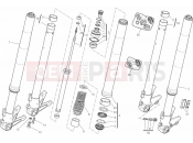 DUCATI 2013 Superbike 848 21A - FRONT FORK (2) » FRONT SUSPENSION