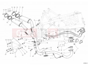 DUCATI 2013 Superbike 848 EXHAUST SYSTEM » EXHAUST SYSTEM