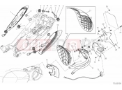 DUCATI Diavel 27A - NUMBER PLATE HOLDER - TAIL LIGHT » LIGHTING SYSTEM