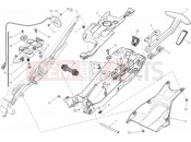 DUCATI 2013 Diavel Carbon BRA REAR FRAME COMP. » FRAME