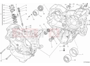 DUCATI 2013 Diavel Carbon BRA 010 - HALF-CRANKCASES PAIR » ENGINE CASE
