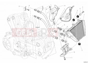 DUCATI Diavel CROMO OIL COOLER » LUBRICATION SYSTEM