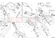 DUCATI 2013 HYPERSTRADA HANDLEBAR AND CONTROLS » HANDLE BAR