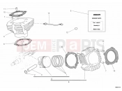 DUCATI 2012 Monster 1100 EVO ABS CYLINDER - PISTON » ENGINE CASE