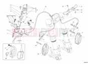DUCATI 2012 Hypermotard 1100 EVO SP FRONT BRAKE SYSTEM » BRAKING SYSTEM