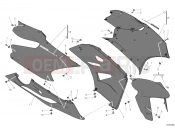 DUCATI 2012 Superbike 1199 Panigale ABS FAIRING » PLASTICS