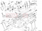 DUCATI 2012 Superbike 1199 Panigale ABS VERTICAL CYLINDER HEAD » VALVE DRIVE