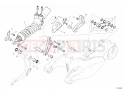 DUCATI 2012 Superbike 1199 Panigale S ABS REAR SHOCK ABSORBER » SWING ARM