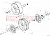 WHEELS » FRONT WHEEL - Ducati Superbike 1199 Panigale S Tricolore 2012