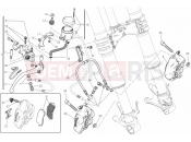 FRONT BRAKE SYSTEM » BRAKING SYSTEM - Ducati Superbike 1199 Panigale S Tricolore 2012