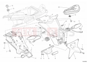DUCATI 2012 Multistrada 1200 ABS NUMBER PLATE HOLDER - TAIL LIGHT » LIGHTING SYSTEM