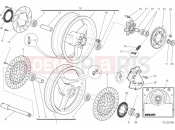 DUCATI 2012 Monster 659 ABS WHEELS » FRONT WHEEL