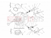DUCATI 2012 Monster 659 ABS HORIZONTAL CYLINDER HEAD » VALVE DRIVE