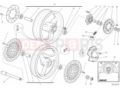 DUCATI 2012 Monster 659 WHEELS » FRONT WHEEL