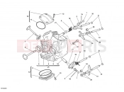 DUCATI 2012 Monster 696 HORIZONTAL CYLINDER HEAD » VALVE DRIVE