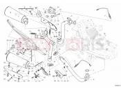 DUCATI 2012 Monster 696 ABS EXHAUST SYSTEM » EXHAUST SYSTEM