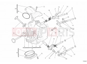 DUCATI 2012 Hypermotard 796 HORIZONTAL CYLINDER HEAD » VALVE DRIVE