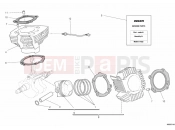 DUCATI 2012 Monster 796 ABS CYLINDER - PISTON » ENGINE CASE