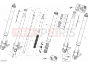 DUCATI 2012 Superbike 848 FRONT FORK » FRONT SUSPENSION