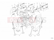 DUCATI 2012 Superbike 848 VERTICAL CYLINDER HEAD » VALVE DRIVE