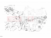 DUCATI 2012 Superbike 848 EVO EXHAUST SYSTEM » EXHAUST SYSTEM
